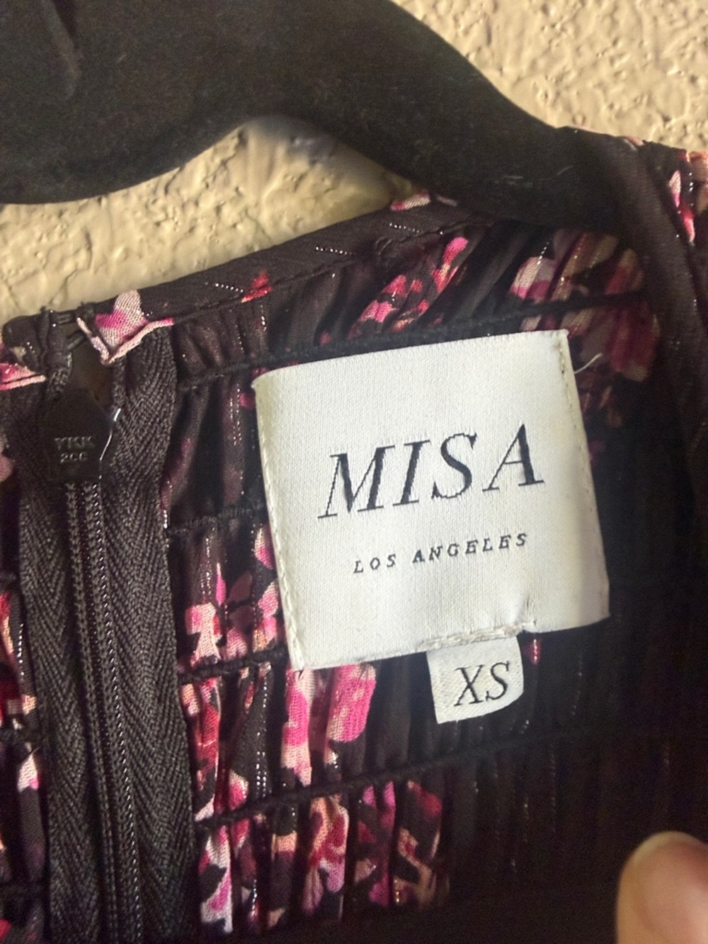 MISA Los Angeles Roisin Floral Satin Mini Dress - Picture 7 of 8